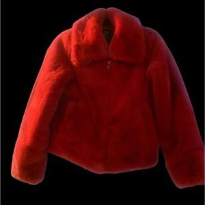 NWT NY&CO Faux Fur Jacket- size medium